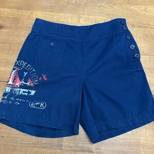 Ralph Lauren Dark Blue Nautical Expedition  Shorts women’s 10 preppy grandma